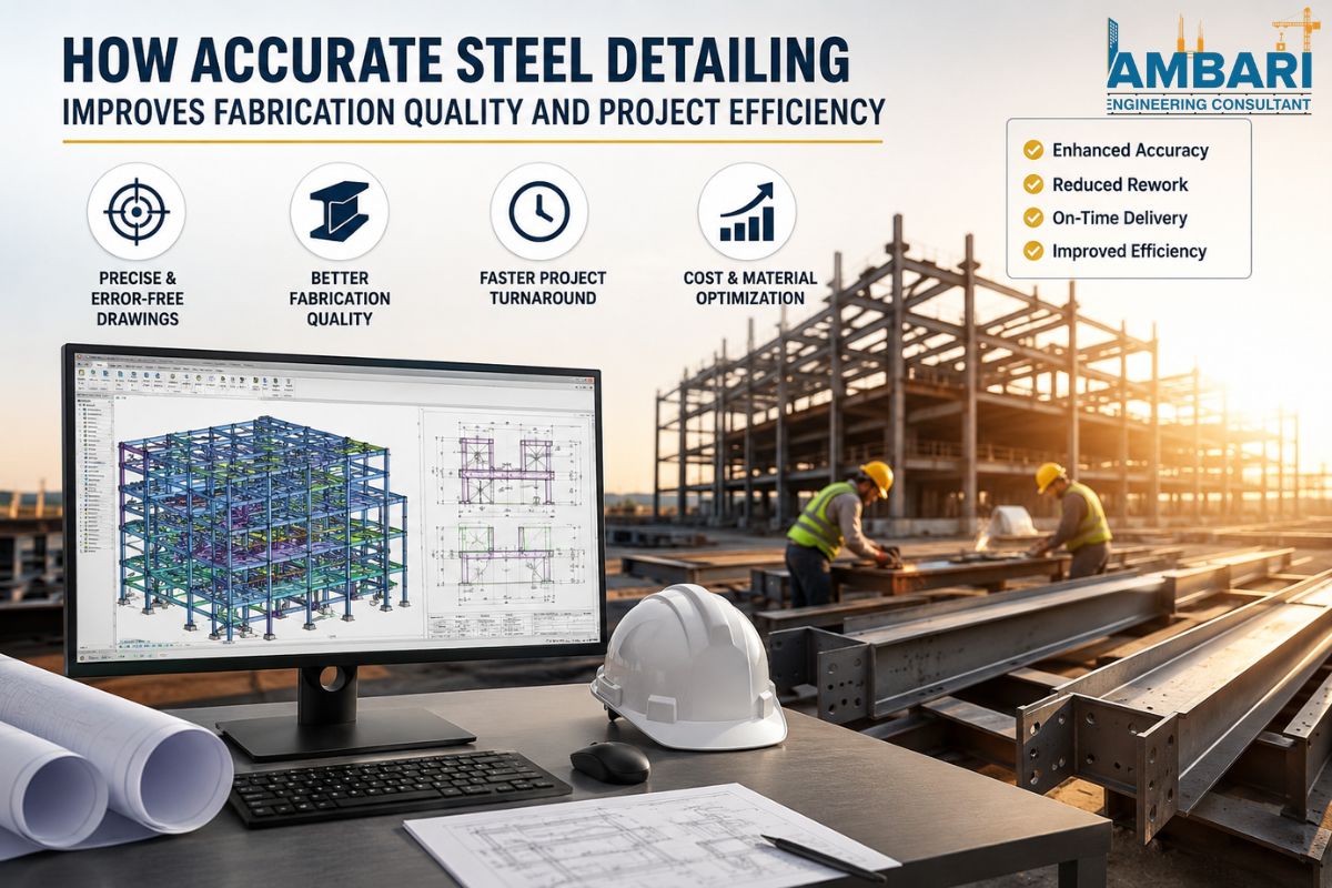 How Accurate Steel Detailing Improves Fabrication Quality and Project Efficiency
